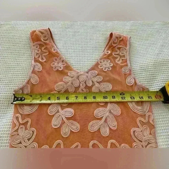 Sundance Women’s Cameo Dress. Orange/peach/white. Size SMALL - Picture 9 of 10